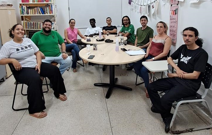 Alguns dos alunos e servidores participantes do Programa